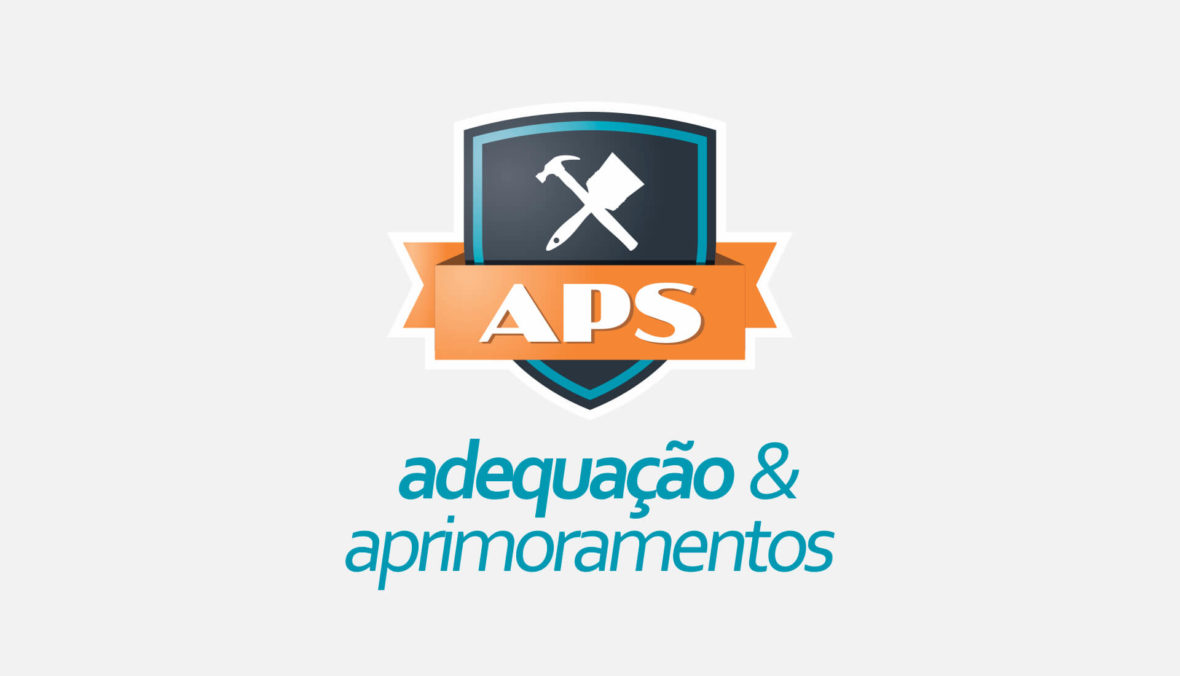 Logotipo APS Adequação e Aprimoramentos por Otmiza