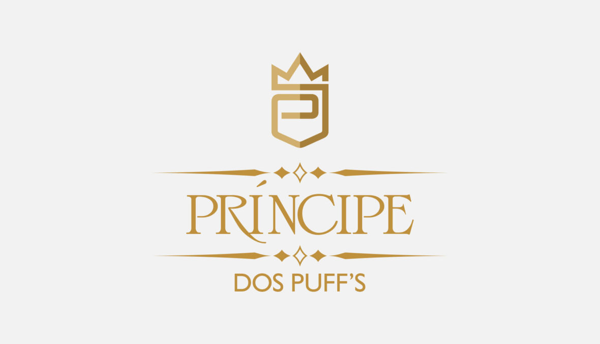 Logotipo Príncipe dos Puffs por Otmiza