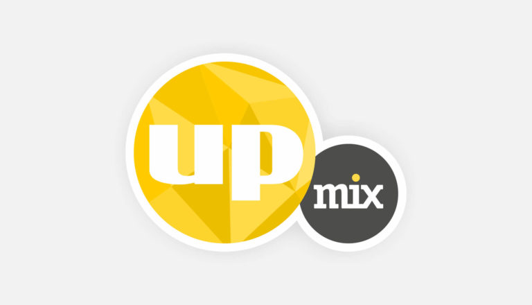 Logotipo UPmix por Otmiza